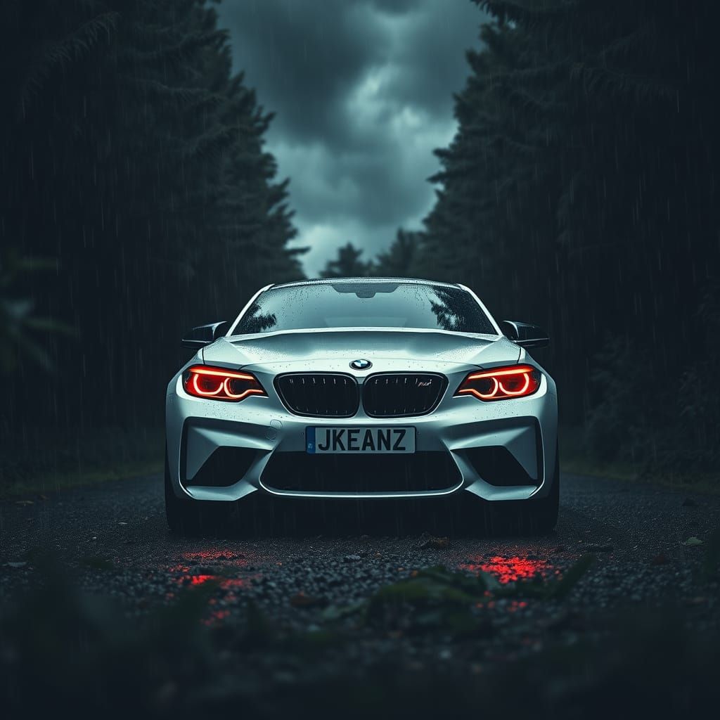 BMW M2 in Dark Forest: Ultra HD Realistic Render