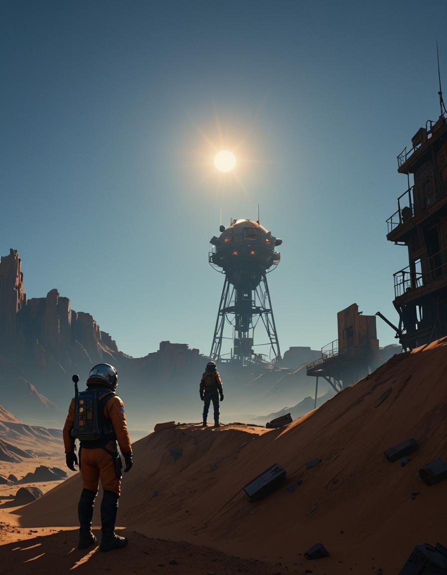 Dusty Frontier Town on Planet Boothill III