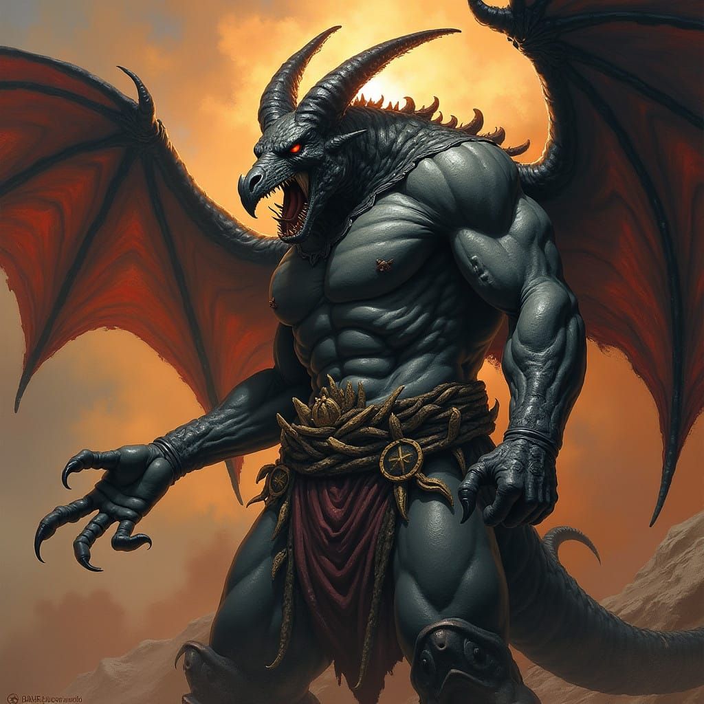 Dark Fantasy Artwork in a Gothic Style