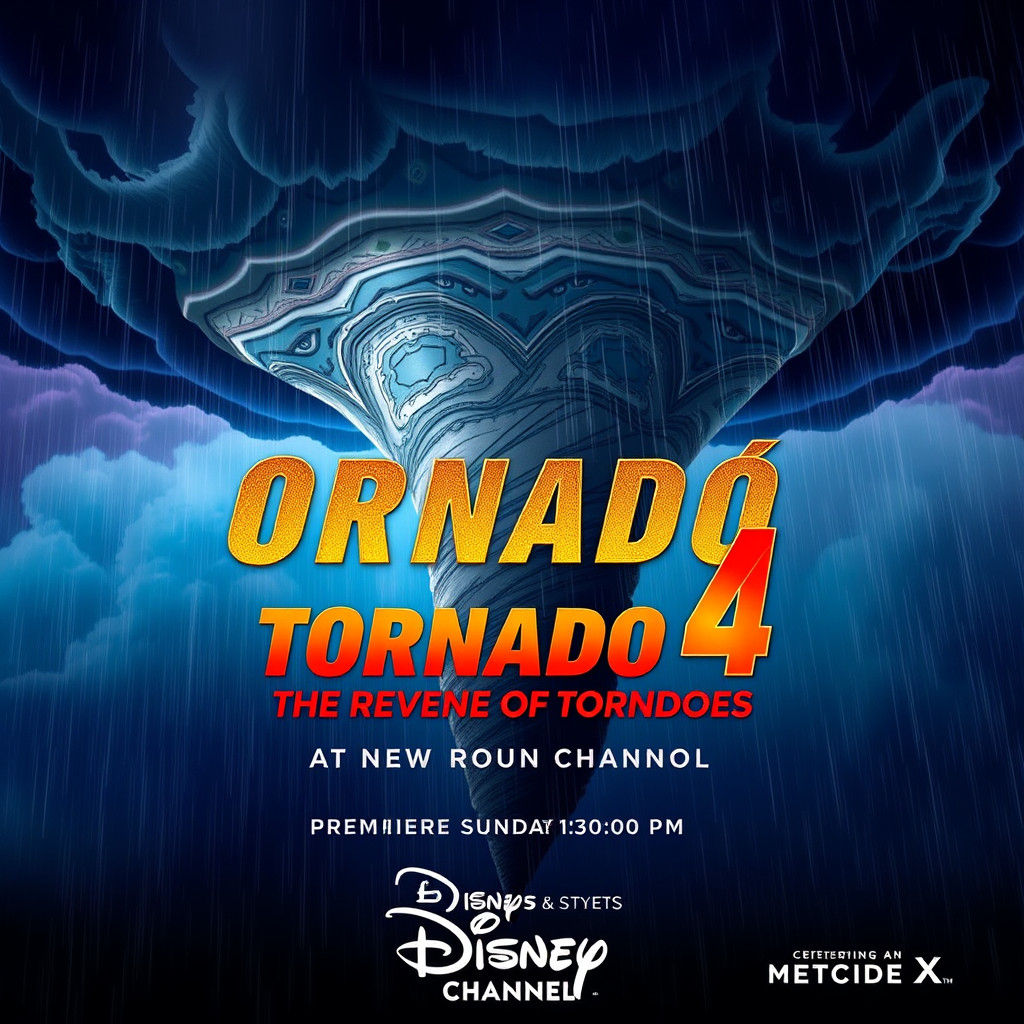 Epic Tornado Movie Poster on Disney Channel