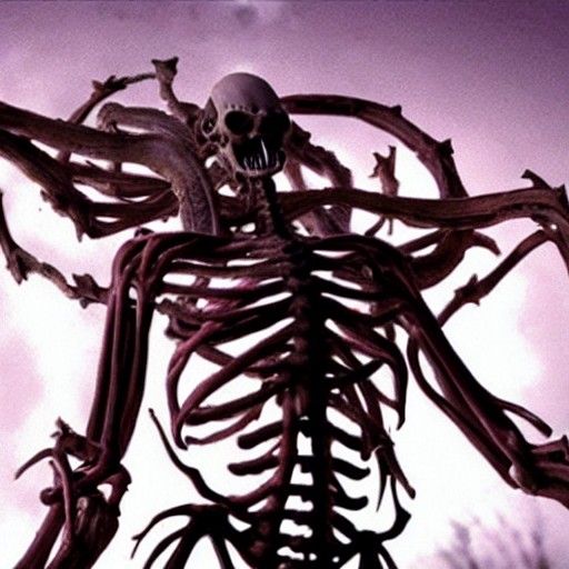 Gashadokuro: Giant Skeleton from Japanese Folklore