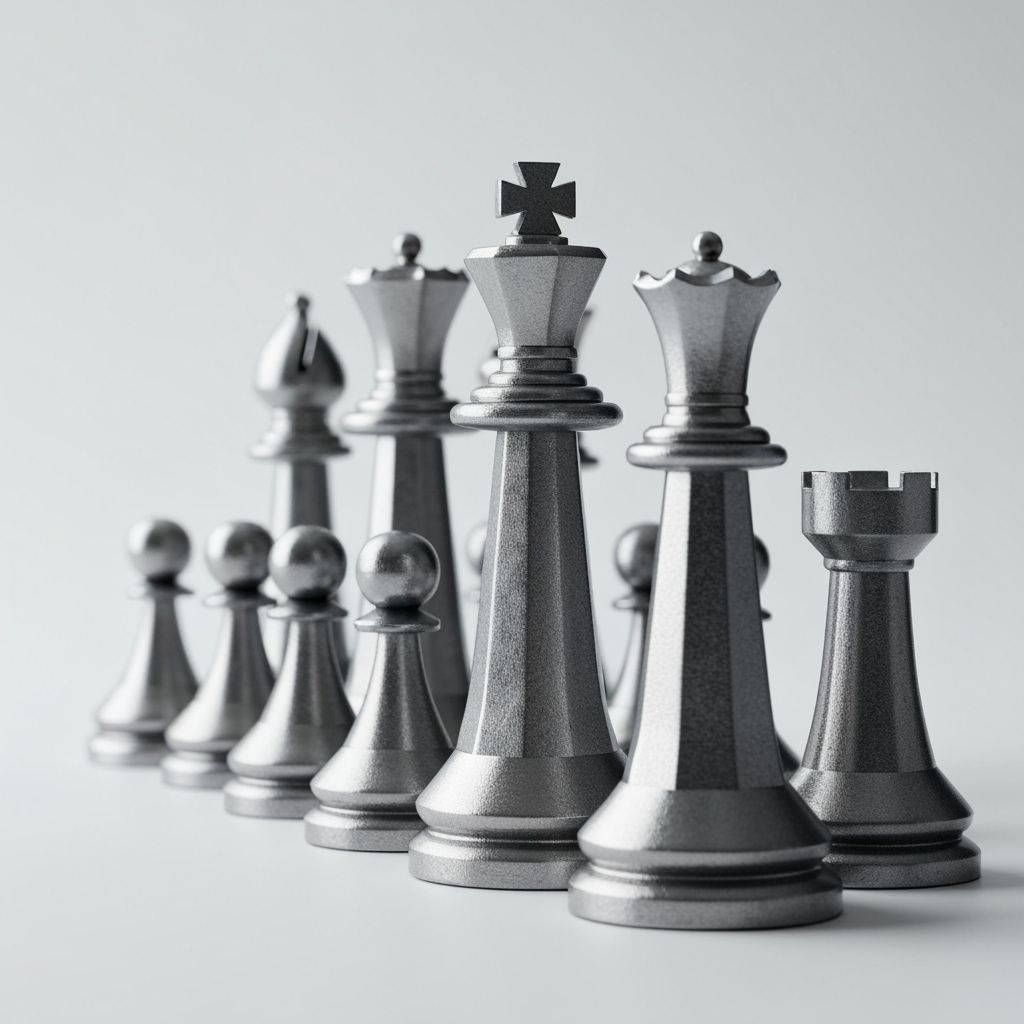Chess Set Made of Osmium