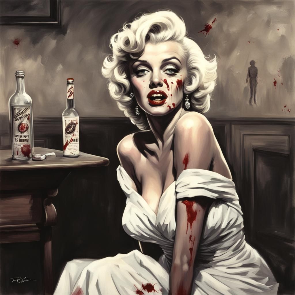 Zombie Marilyn Monroe: The Seven Year Itch