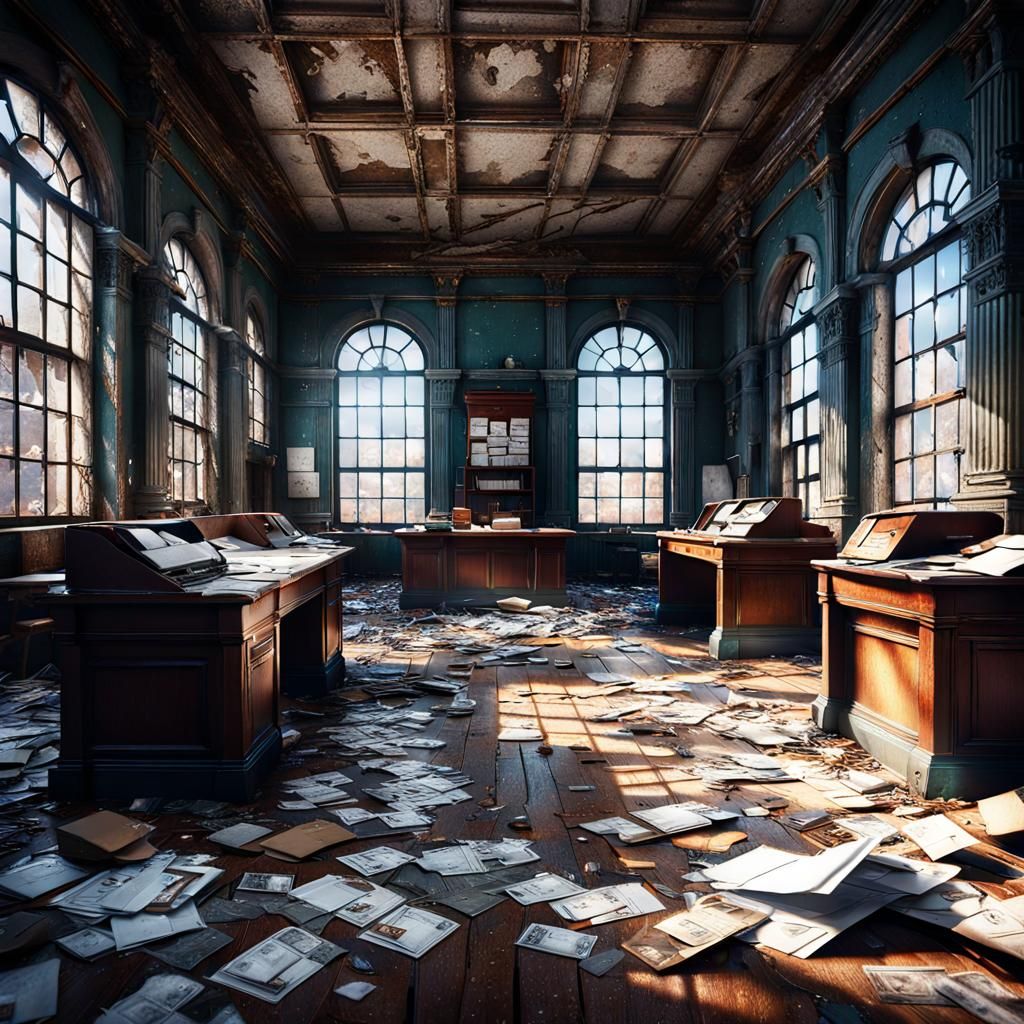 Abandoned office