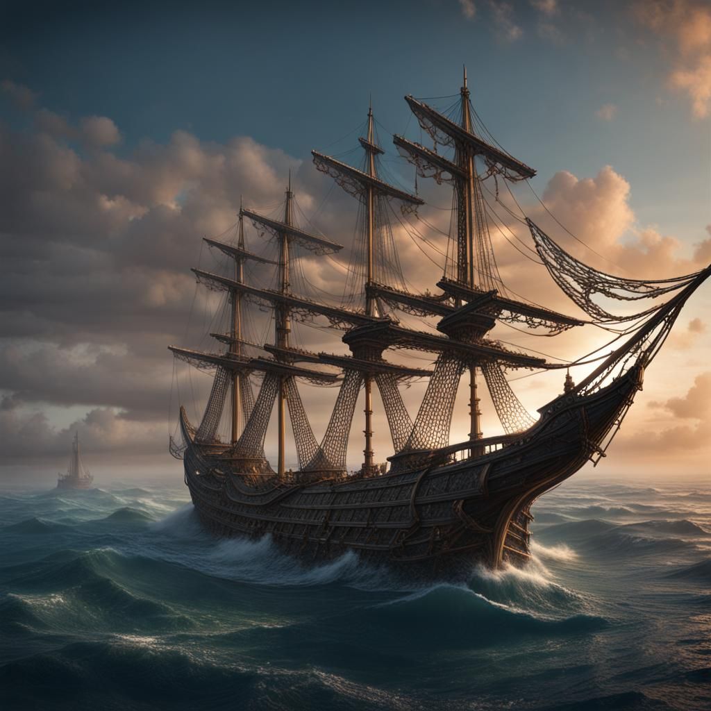 Fantastical Ship-Shaped Bridge Uniting Oceans