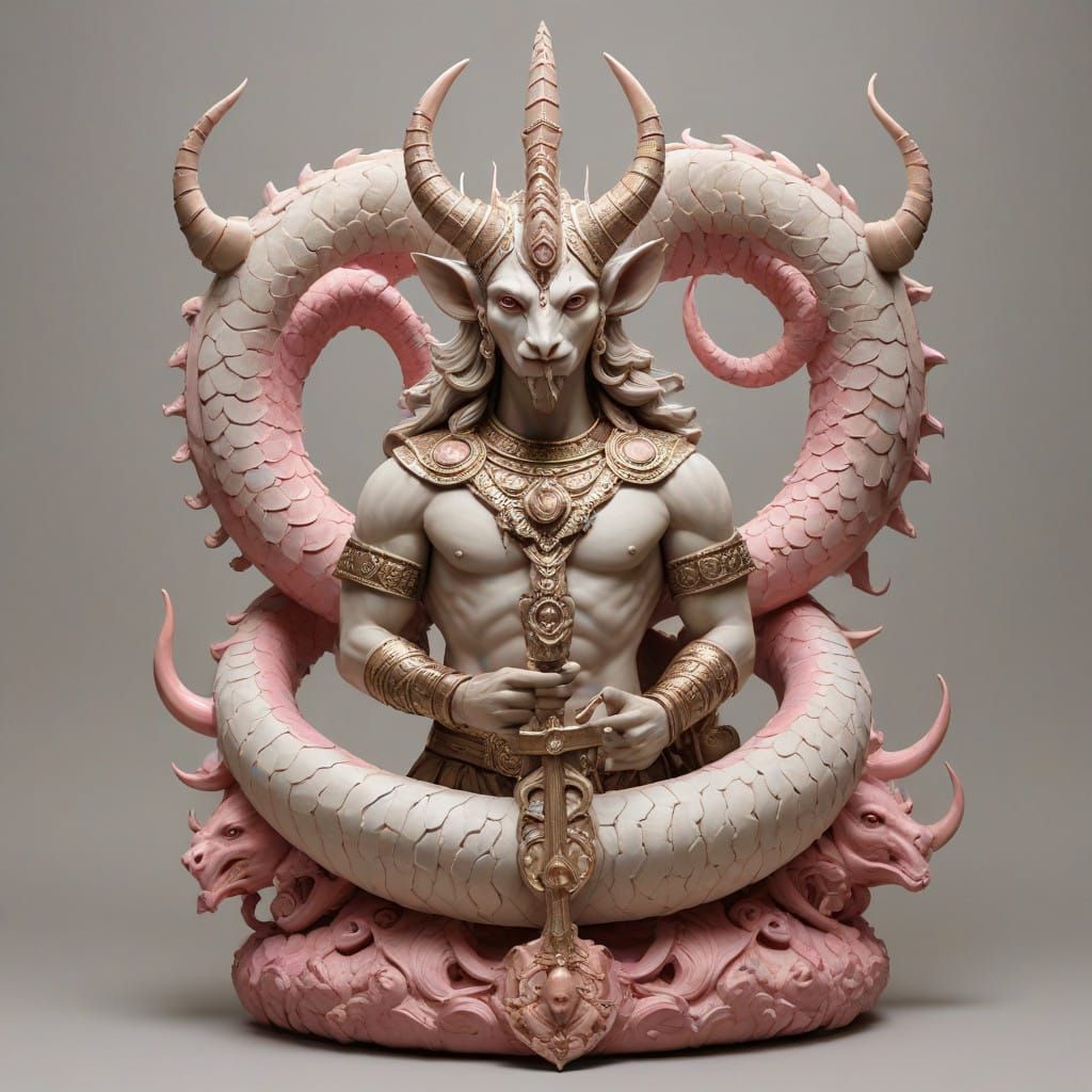 Snake Enshrines Dark God in Ancient Temple