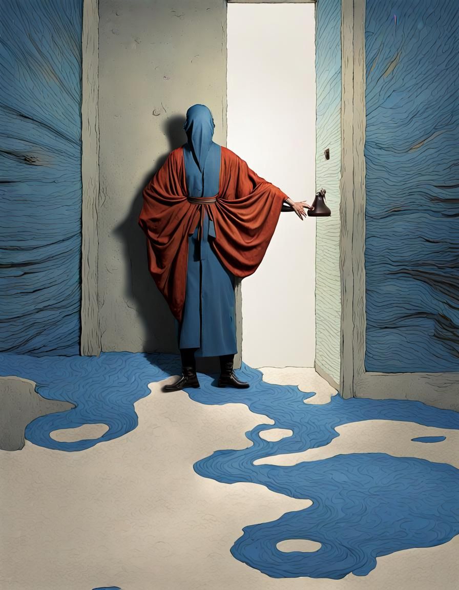 Demons Playing Doctor in Surrealist Style