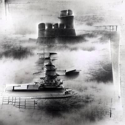 Historical Photo of HMS Dreadnought Battleship