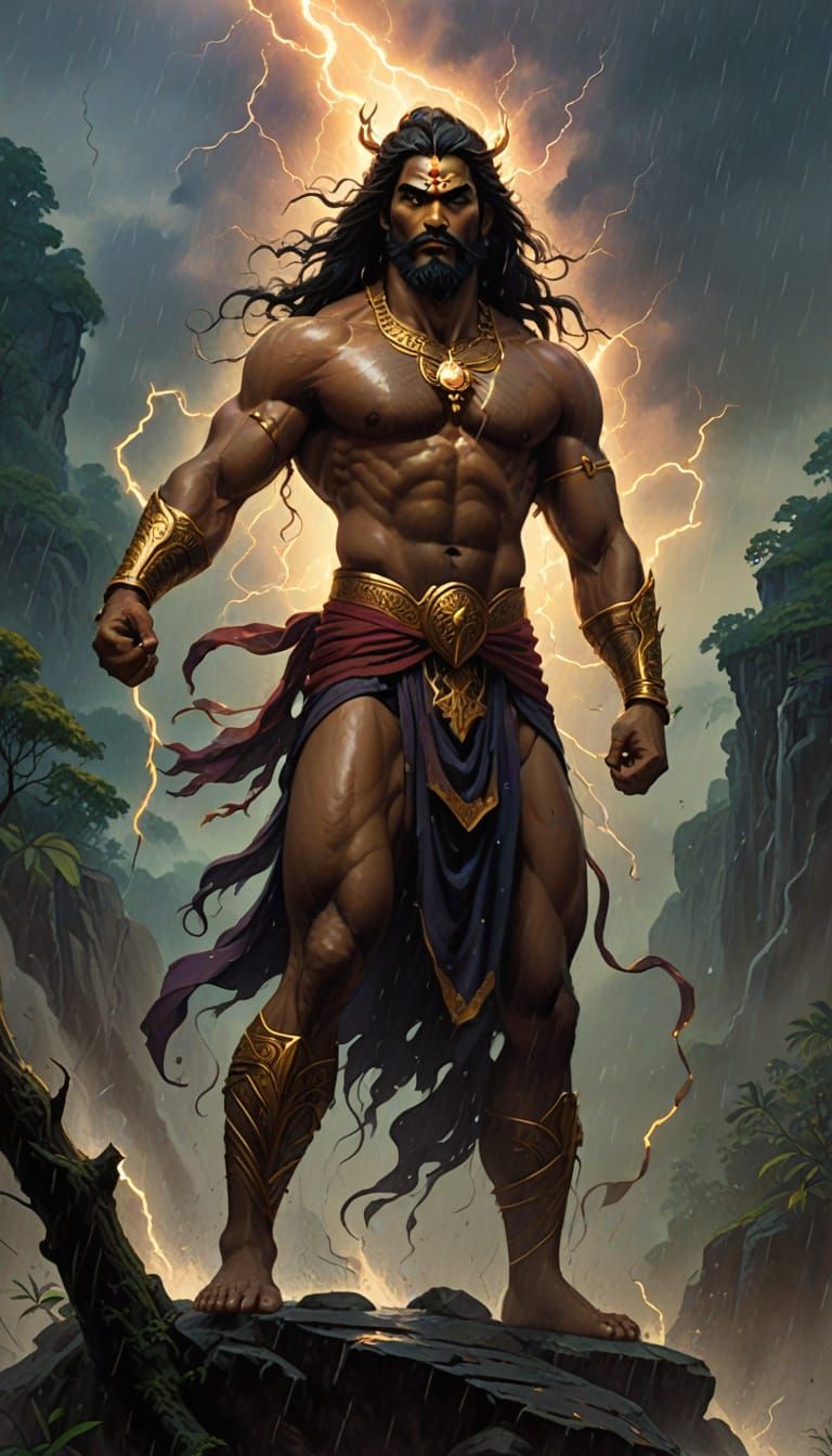 Victorious Storm God of Medieval India