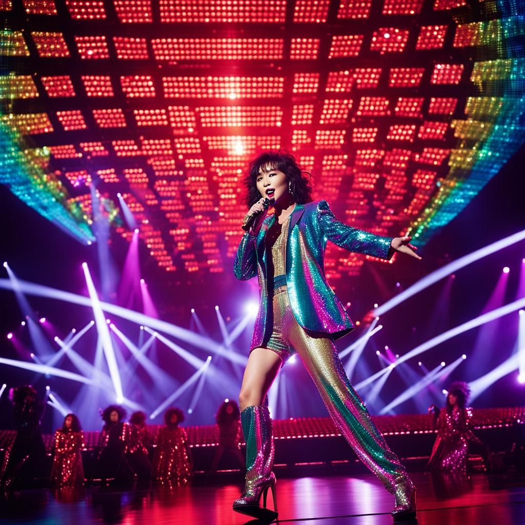 Akina Nakamori Performance in 2024 China, Digital Art