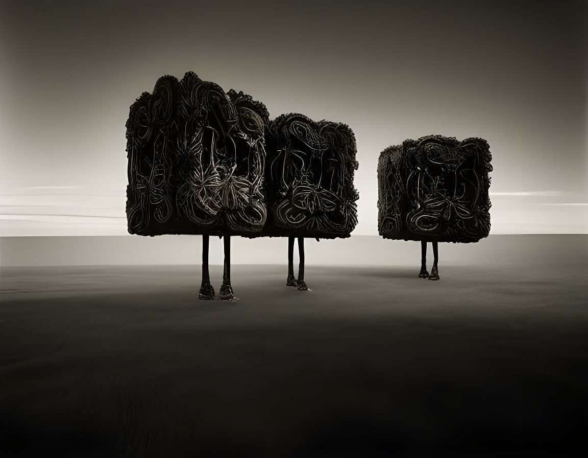 Surreal Black and White Photograph in Bergman Style