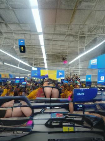 Exterior View of a Walmart Store