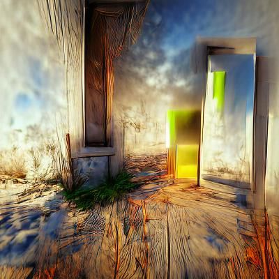 Abstract Doorway Rendered in CryEngine