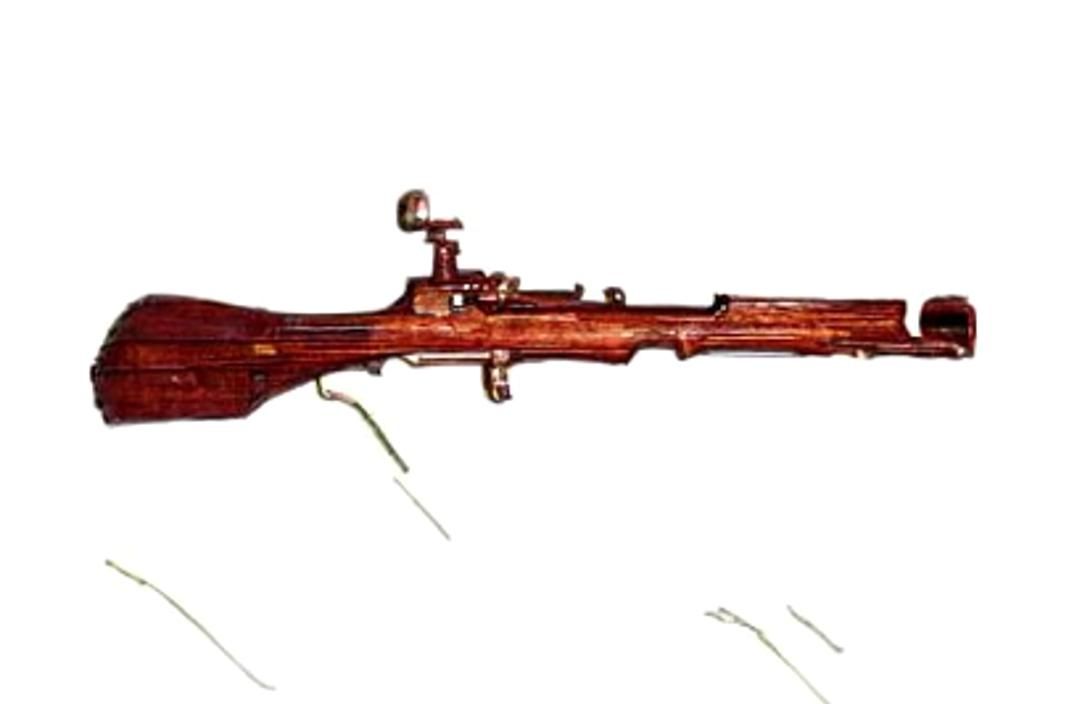 Detailed Illustration of a Modern Rifle
