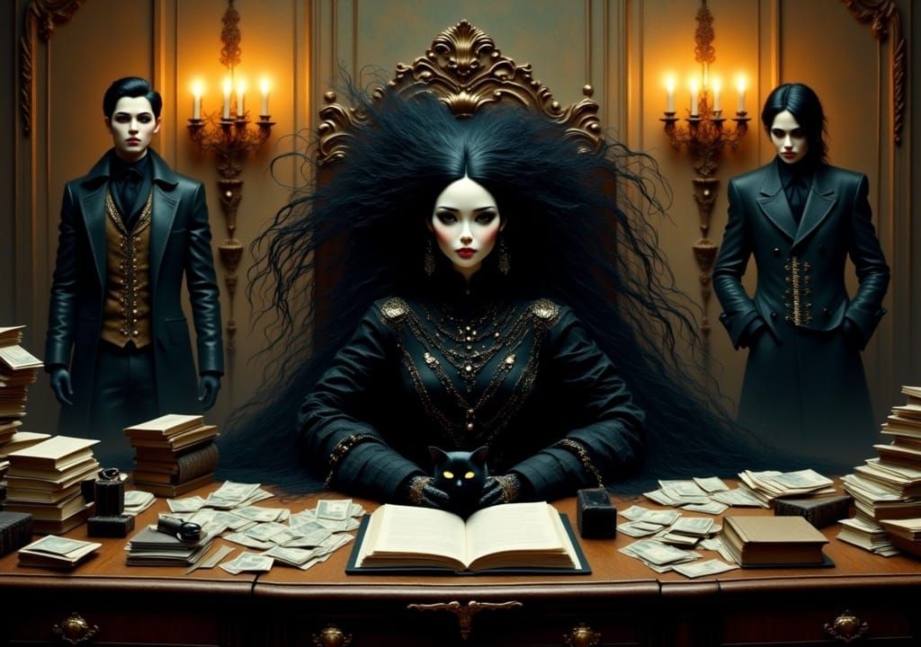 Gothic-Punk Mob Boss Barbie Commands Her Empire