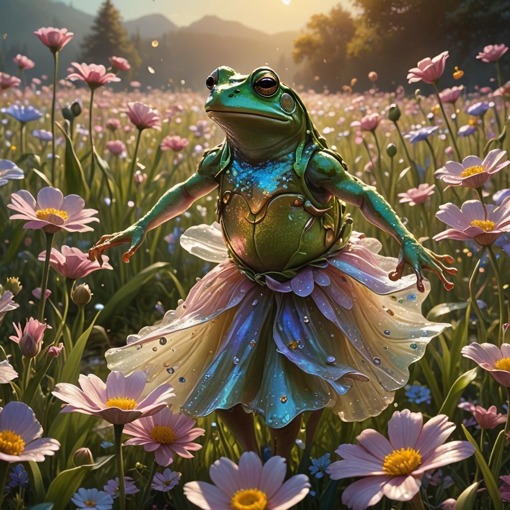 Frog Leaps to Lady's Hand: Fantasy Concept Art