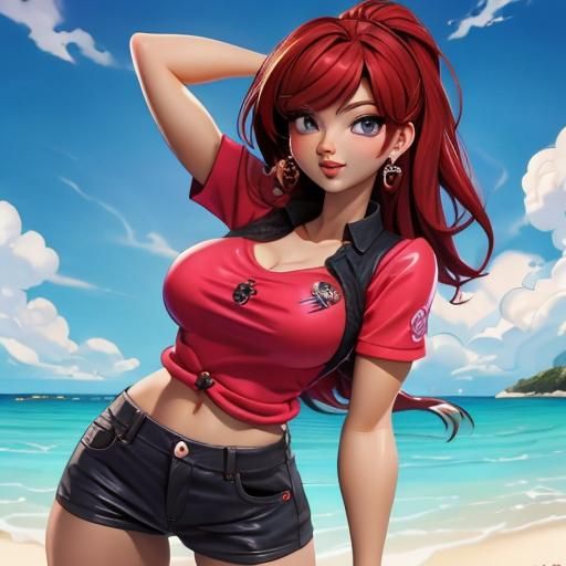 Charming AI-Generated Cute Character Illustration