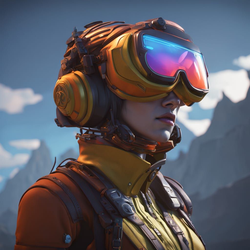 Ethereal Goddess Embracing the Vortex of Infinite Awareness