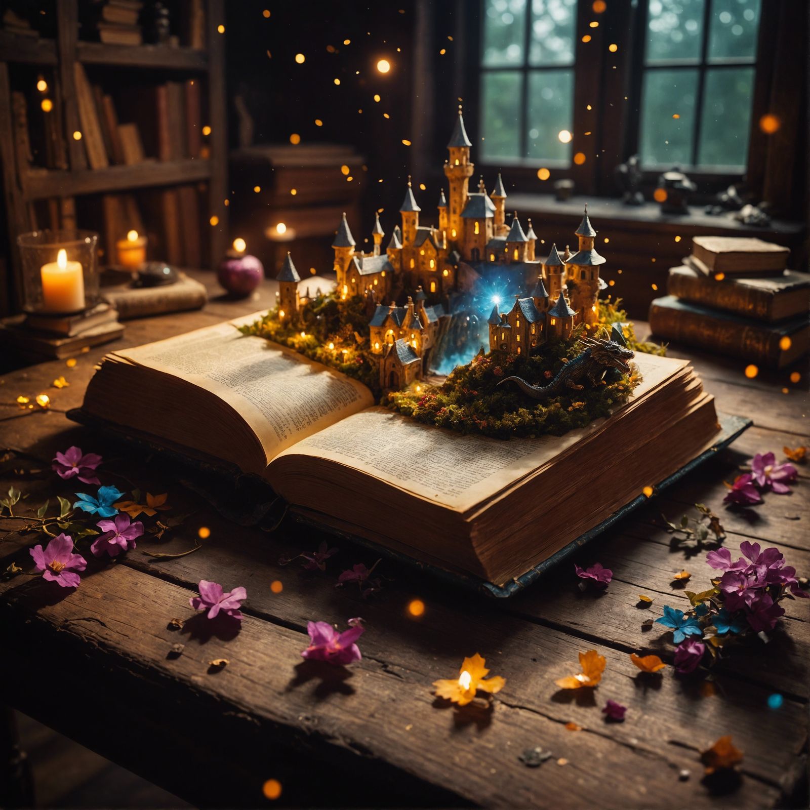 Fairytale Book Opens to Reveal Magical Kingdom