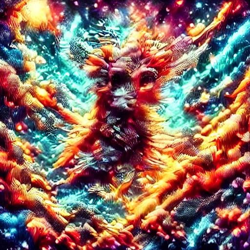 Magical Forest Adventurer in a Detailed Matte Painting