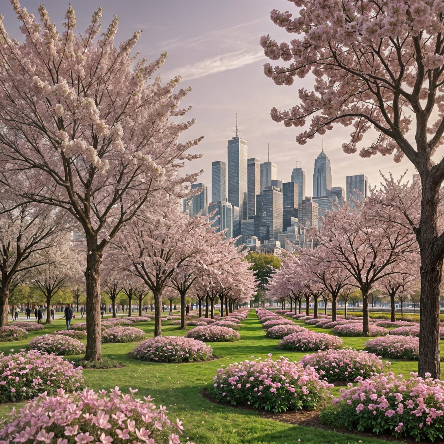 Pink Ribbon Garden: Strength and Solidarity in Bloom