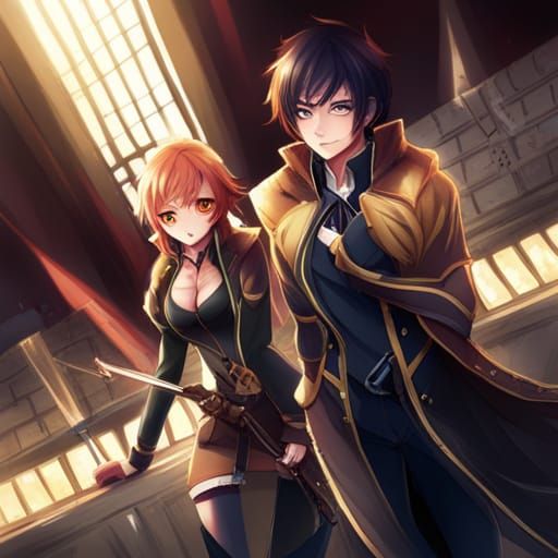 Cerberus in Anime Key Visual Style