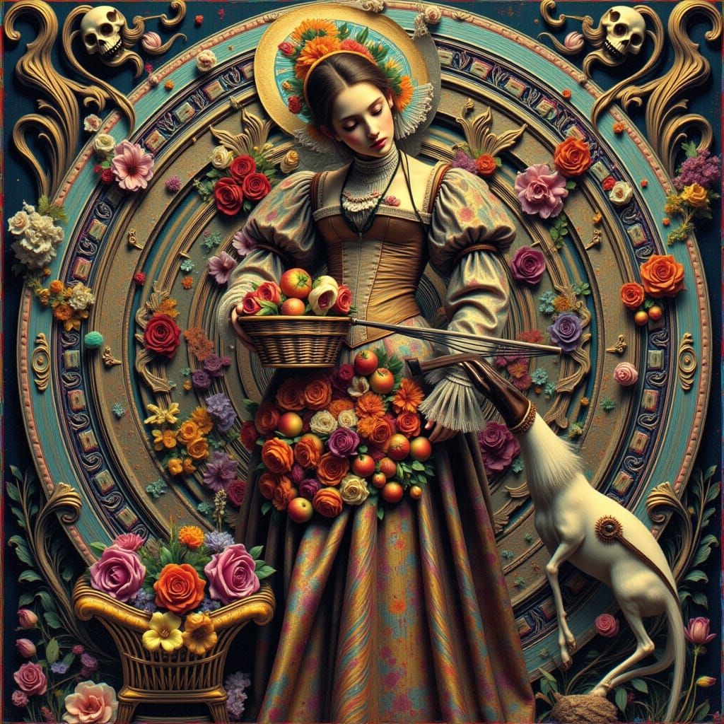 Ethereal Chaoscape in Sratoscuro Style