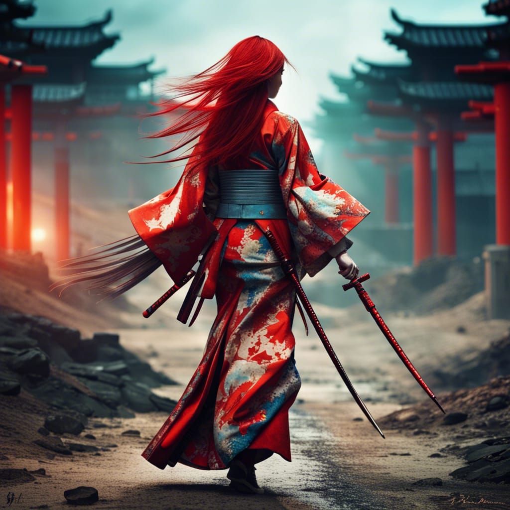 Post Apo Geisha Samurai