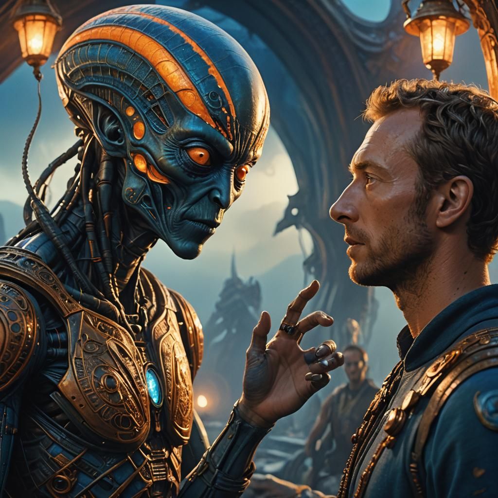 Alien and Chris Martin: Cinematic Matte Painting