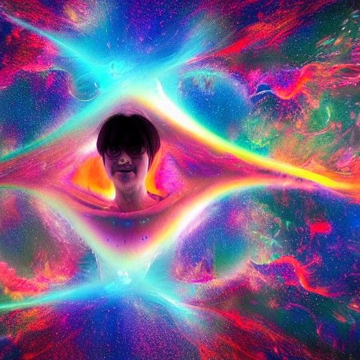 Holographic Astral Journey to Japan by Pablo Amaringo
