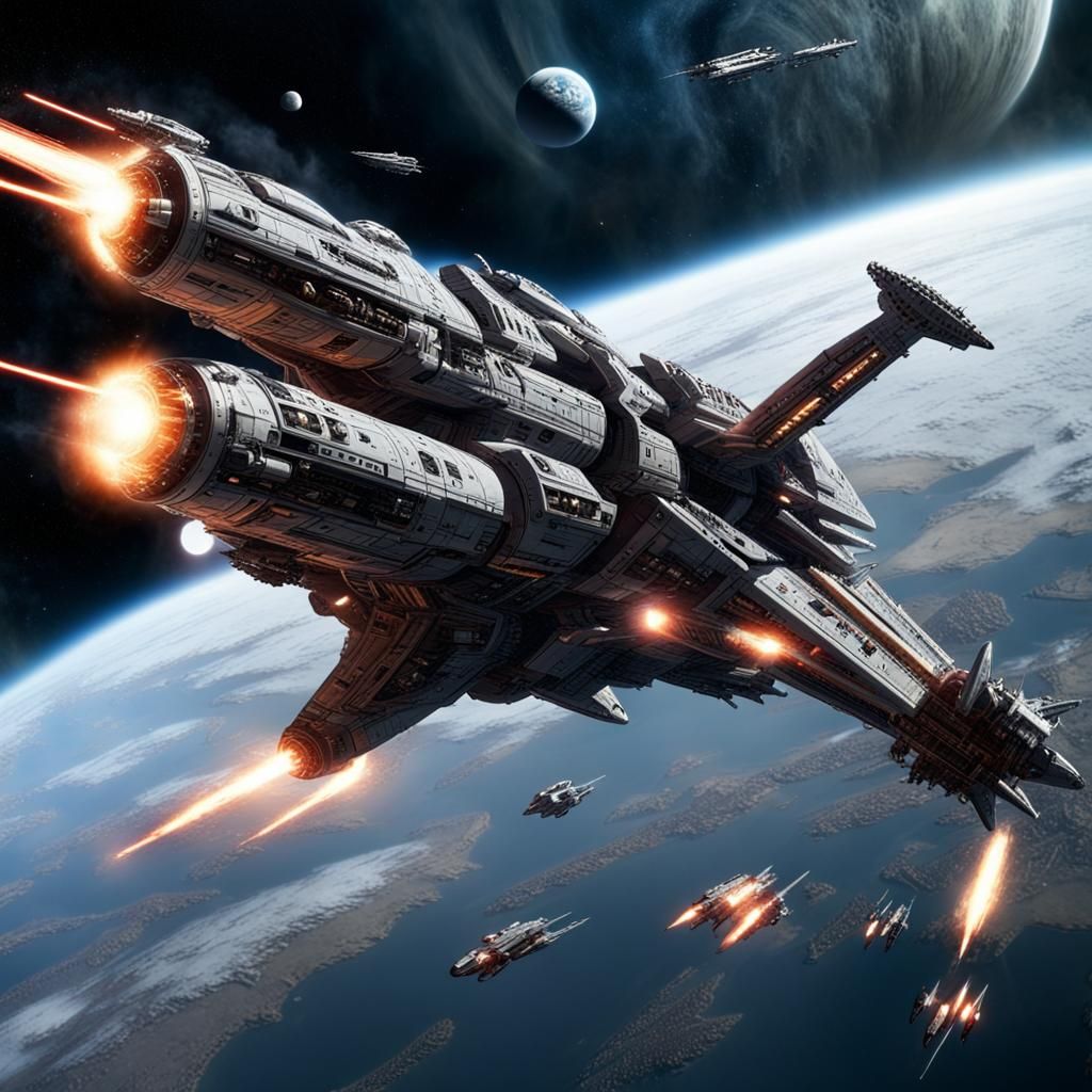 The epic space battles and wonders of science fiction