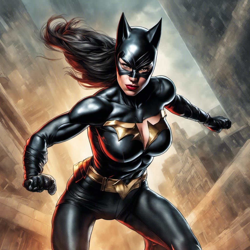 Intoxicating Catwoman in Hyperrealistic Digital Art