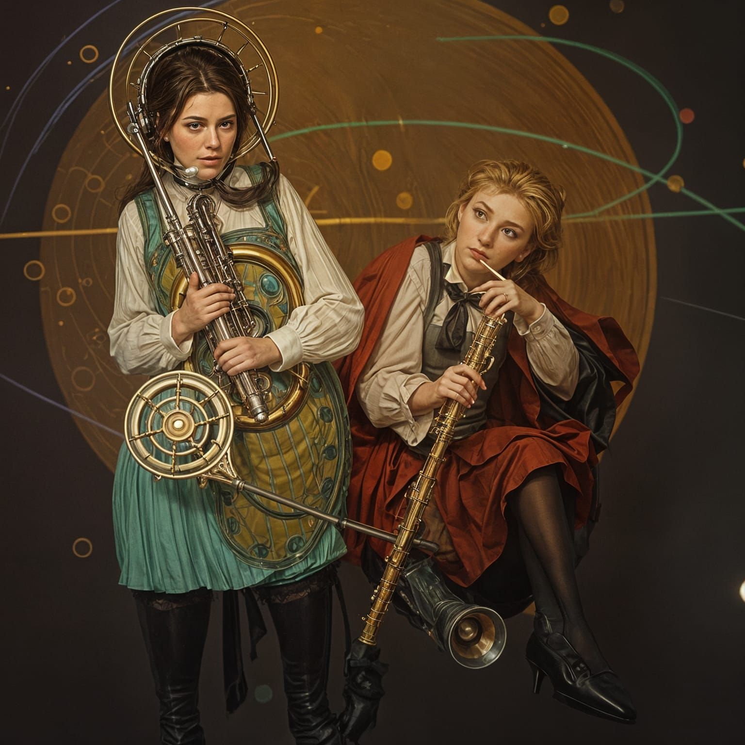 A Gothic Music Machine in a Celestial Landscape