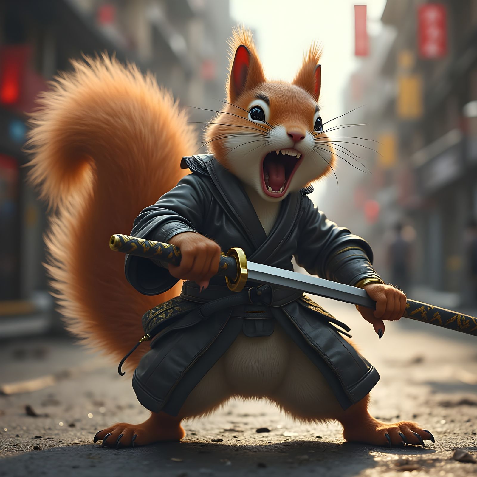 Samurai Squirrel