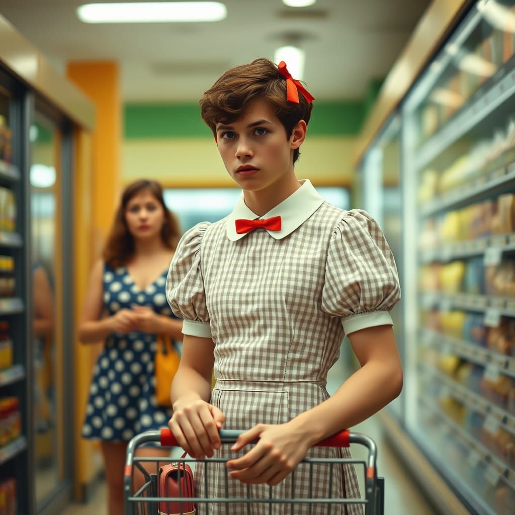 Vulnerable Confidence in a Gingham Dress