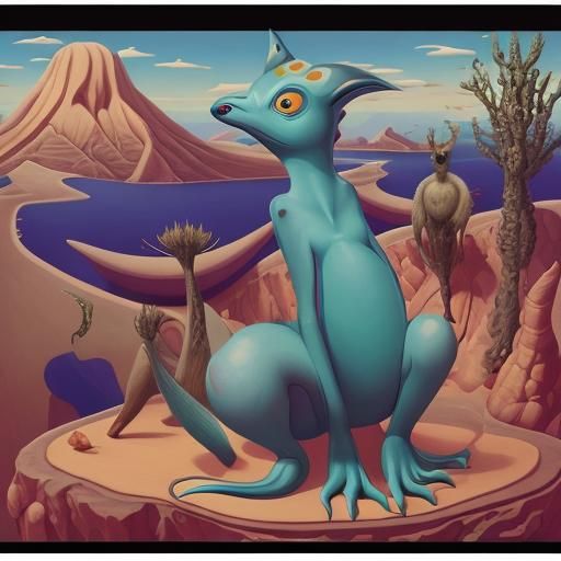 Surreal Animals in Mas-Surrealism and Peca Art