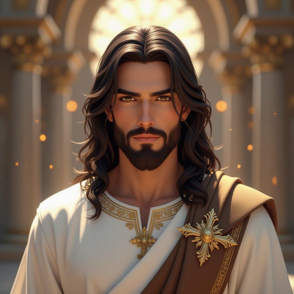 Jesus Christ: Divine Justice in 3D Anime Style