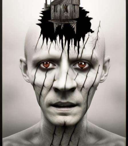 Spirit Conjuring Witch Doctor in Hyperrealistic Style