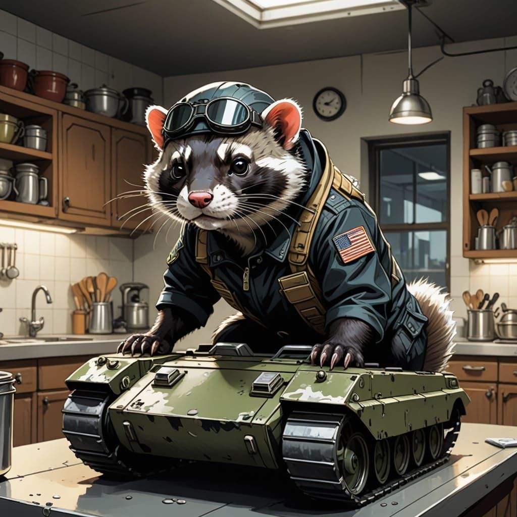 Ferret Commander in Kitchen Battle