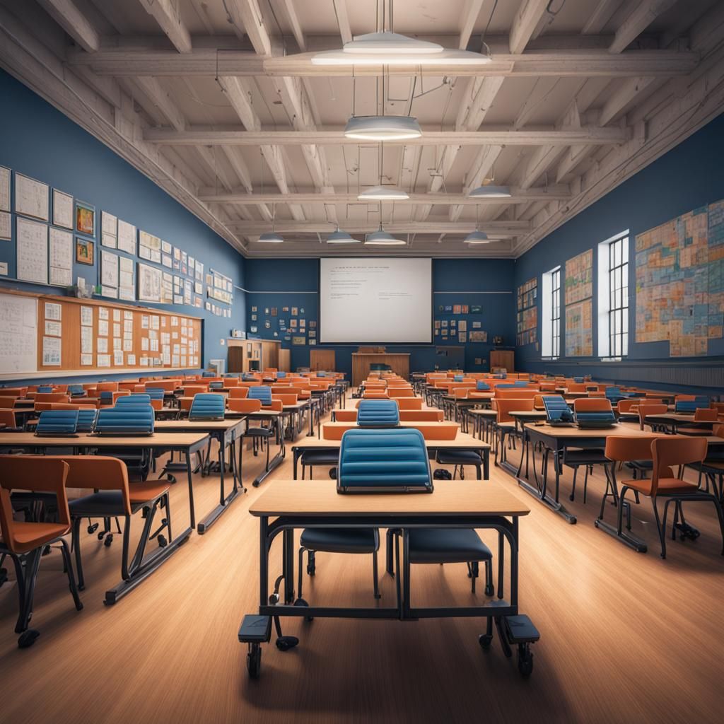 AI Enhances Accessibility in Education: Hyperrealistic Image