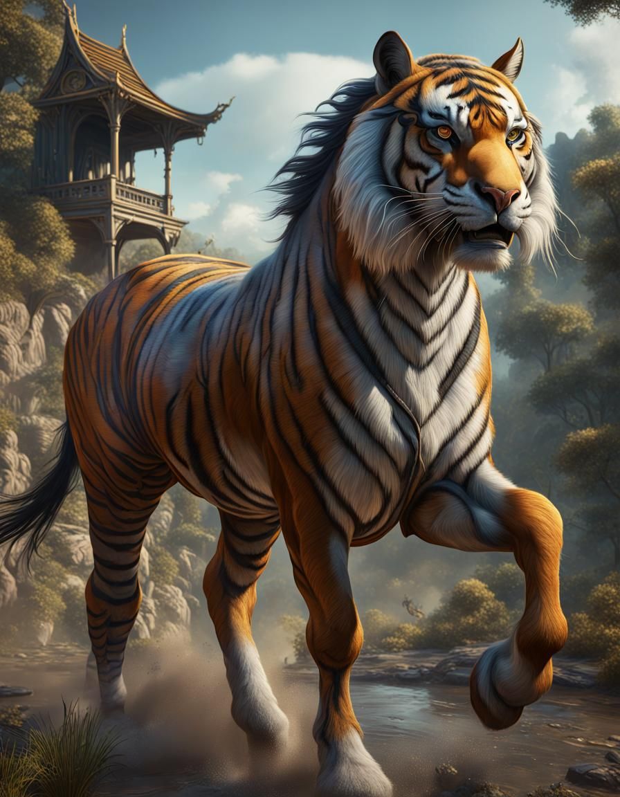 Tiger + Horse = Torse? Higer? Tigorse!