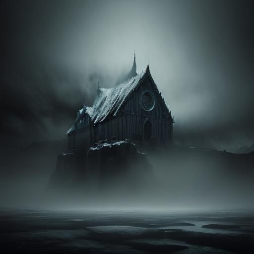 Monochromatic Dreamscape of Consciousness in Surreal Style