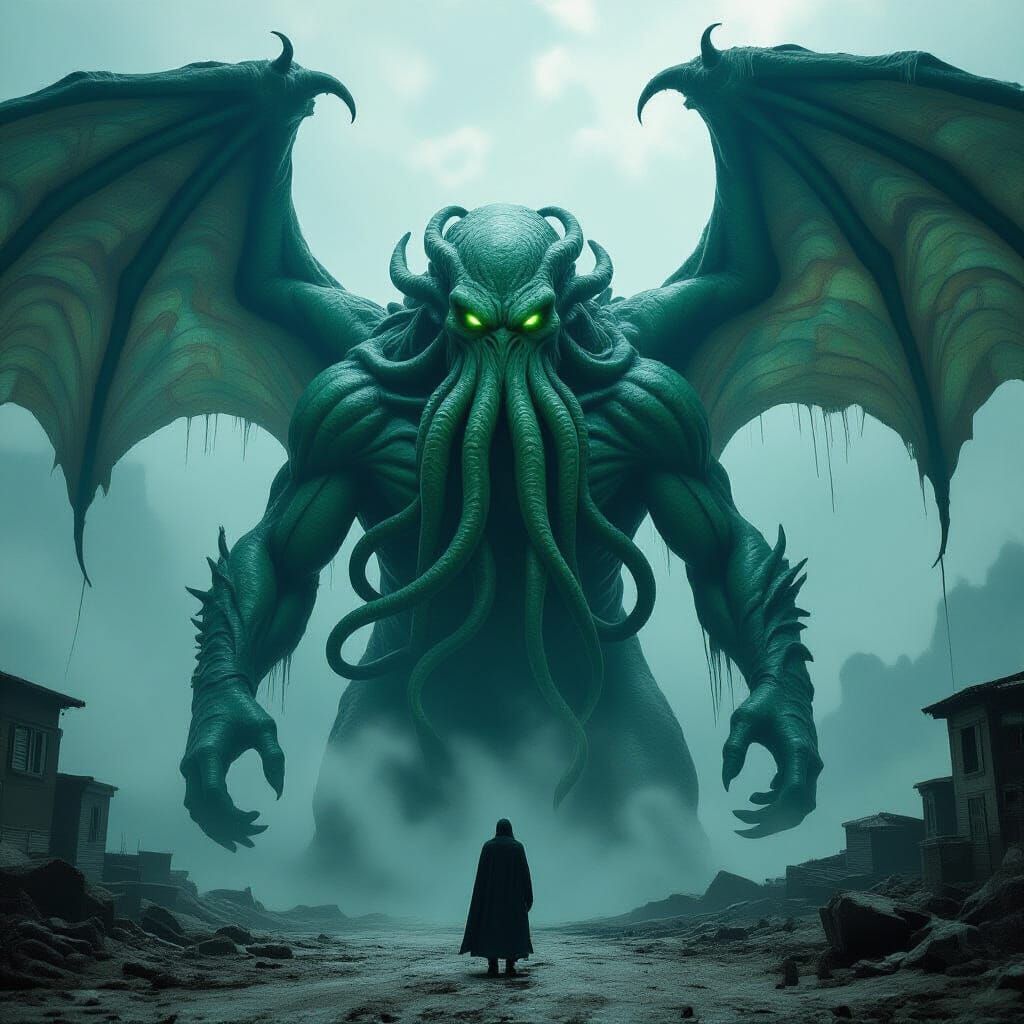 Cosmic Horror Cthulhu Emerges From the Abyss