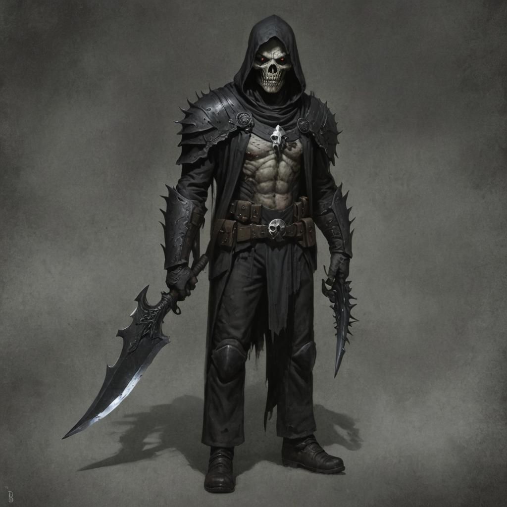 Grimdark Scene with Intense Detail