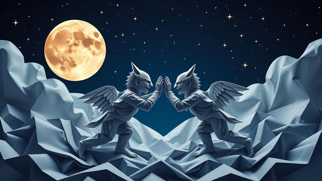 Gordon Shumway Among Stars in Hyperreal Comic Style