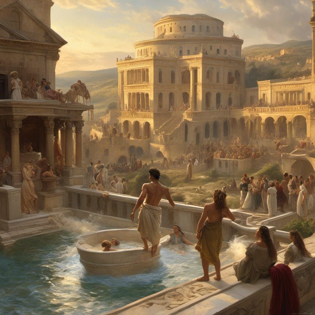 King David and Bathsheba Rooftop Scene