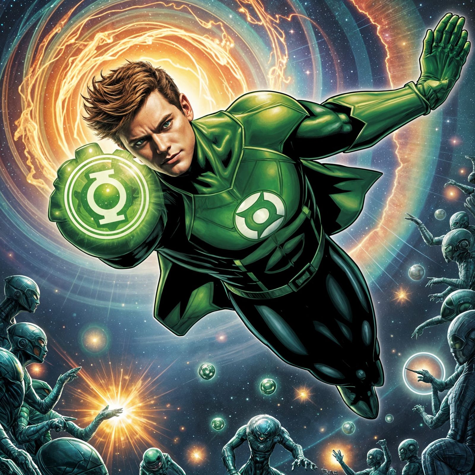 Dean Winchester as Green Lantern?