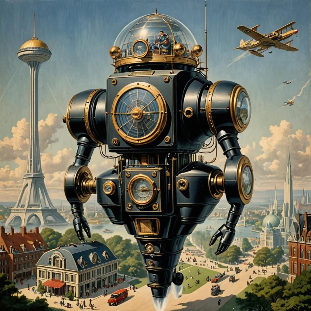 Retrofuturistic 19th Century Inventions at World's Fair