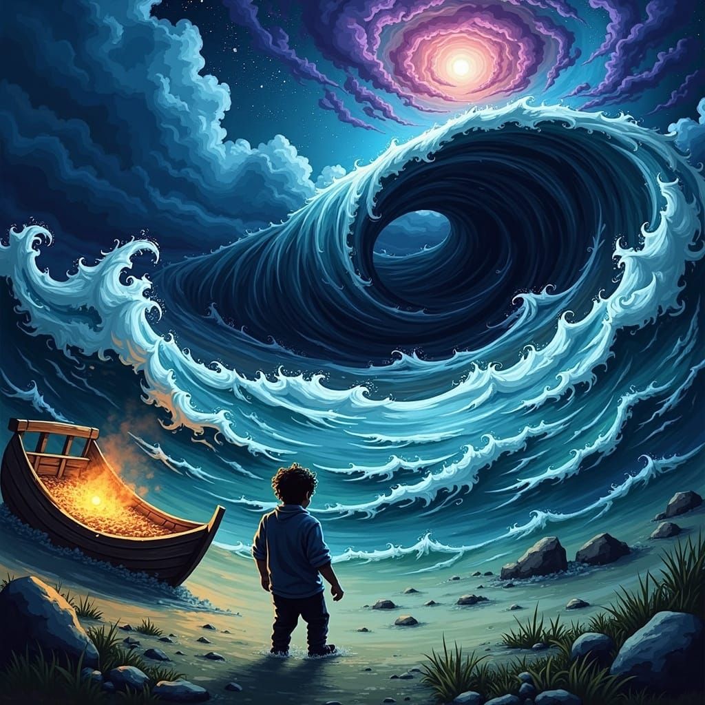 Abstract Swirling Vortex Motion