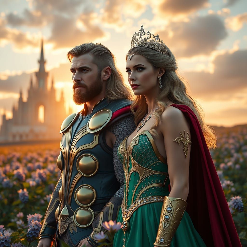 Thor and Princess Tara in Regal Splendor